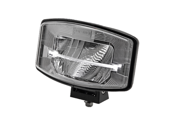 Rechthoekig/ovale FULL LED verstraler zilver reflector