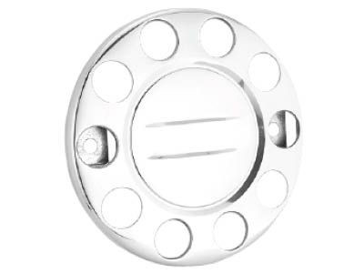 wheelnut protector ring 22.5" with closed center - Aluminium Trims