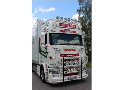 XL sunscreen Scania R / S Next Gen with 2 lamp holes
