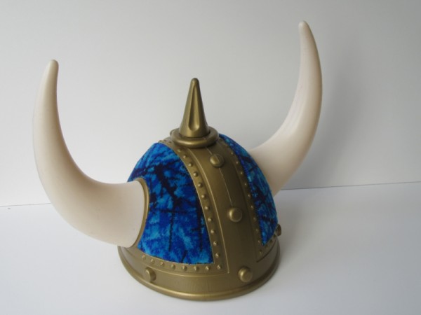 Vikinghelm met deens blauw