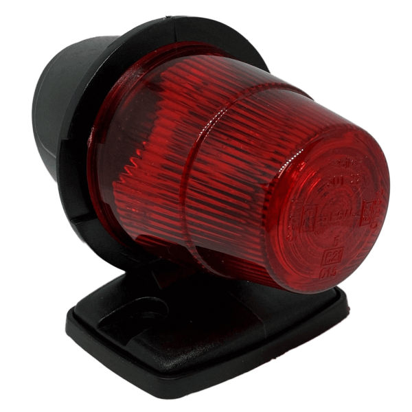 SIM Toplamp zwart vast Rood