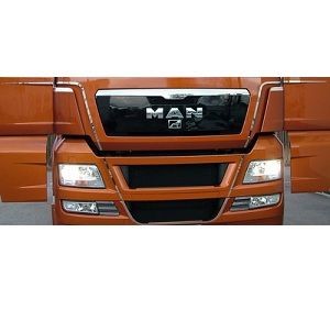Stainless steel application "V" for the front doors + MAN TGX