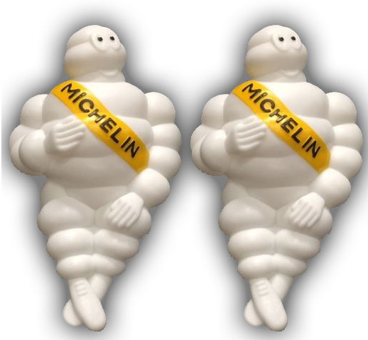 Oldskool Michelin Man zonder verlichting (set 2 stuks)