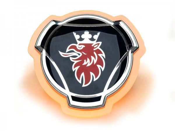 Scania LED embleem - Oranje