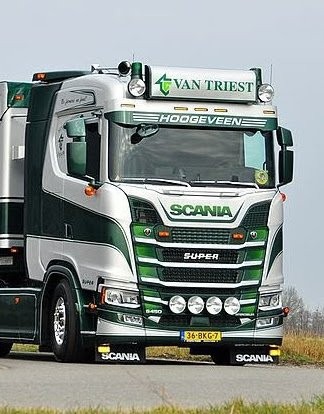 Deep aluminium Sunvisor for Scania Nextgen straight