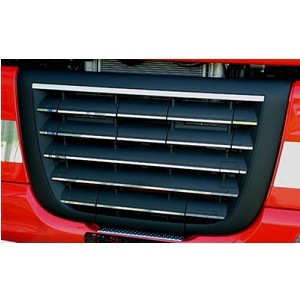 Stainless application under grille DAF XF 105 for unpainted grill