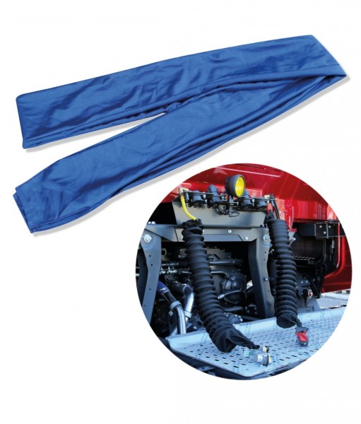 Air hose protective sleeve - blue