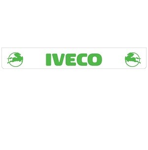 White rear bumper flap Iveco in green