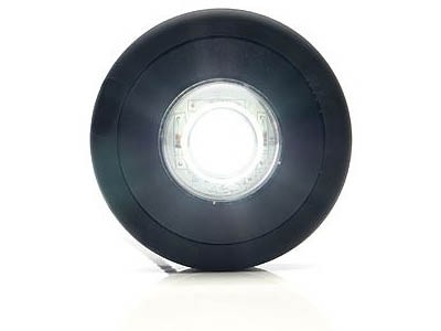 Side marker / LED position light white 12-24V diam.60 mm