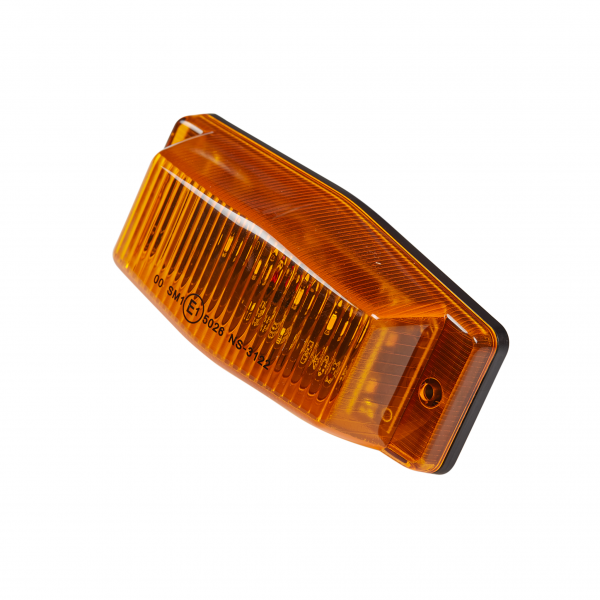 Dubbelbrander LED 24V - Amber Lens