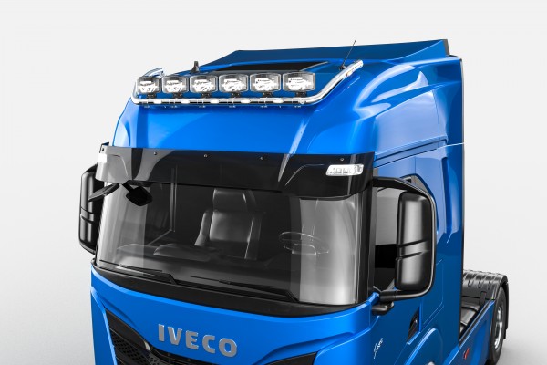METEC Roof lamp bracket WIDE Iveco S-Way cable / terminal and LED
