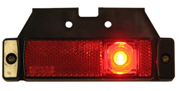 Side marker LED with base 12-24v red