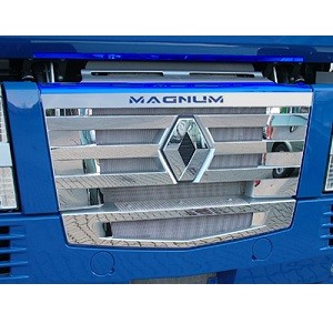 Deluxe stainless application front grill with Renault logo