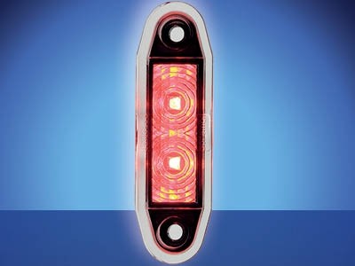 Red - Boreman - Easy Fit - LED side marker