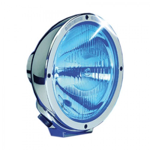 Hella headlight Luminator chrome blue spotlight with sidelight