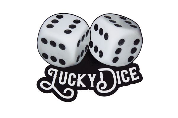 Sticker "Lucky Dice".