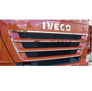 Stainless Steel Application Upper Grill Iveco Stralis Cube