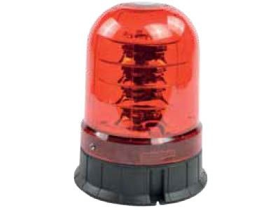 LED zwaailamp rood lampglas 12-24V