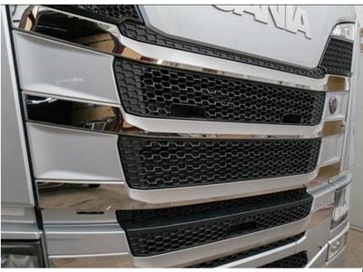 Stainless steel grille application NGS Scania R / S