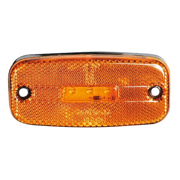 LED sidemarker light 12-24v + 5m cable orange