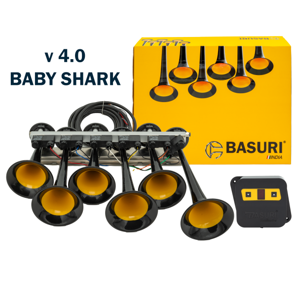 Basuri Baby Shark 4.0 Airhorn 12/24V - 22 Melodiën