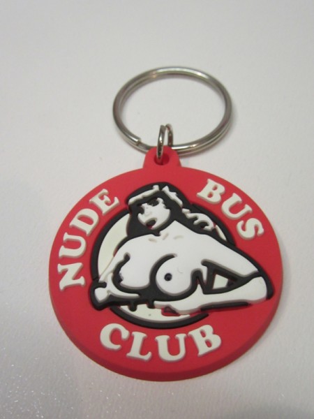 3D rubber sleutelhanger NudeBus Club