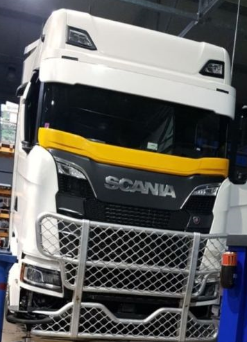 Polyester windscreen guard Scania NextGen | Next Gen R/S serie | Truck brand | SN-Truckstyling