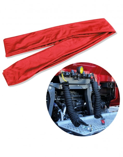 Air hose protective sleeve - Red