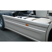 Stainless steel side skirt Application Scania R Series Type 2