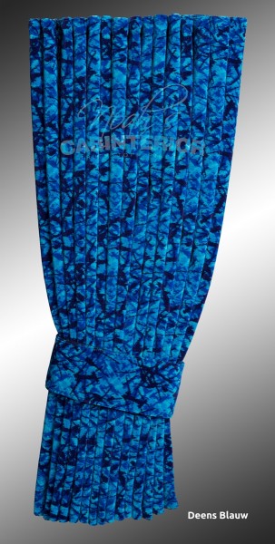 Noah cabinterior Zijgordijn Deens blauw 95cm