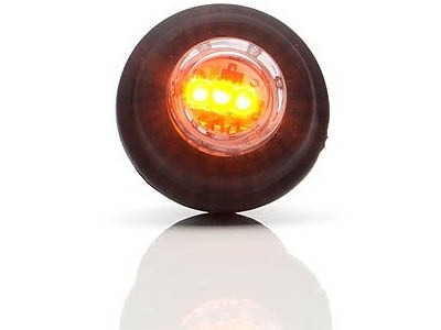 Zijmarkerings-/positielicht LED 12-24V oranje diam.29 mm