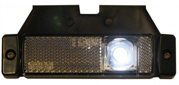 Side marker LED with base 12-24v white