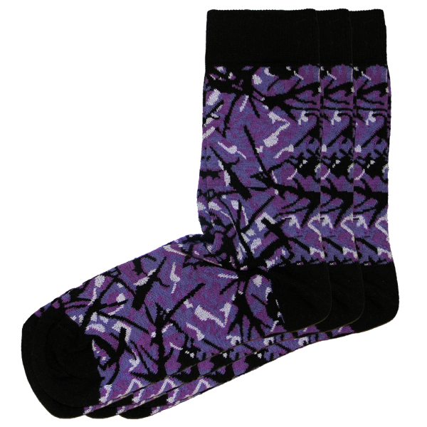 3-pack Socks - Danish Purple