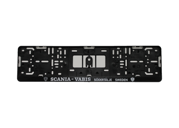 Scania licence plate holder