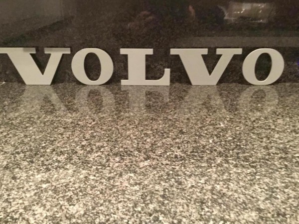 VOLVO logo steel letters