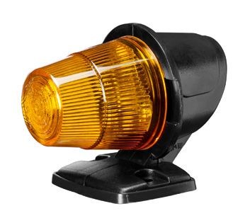 SIM Toplamp zwart vast oranje