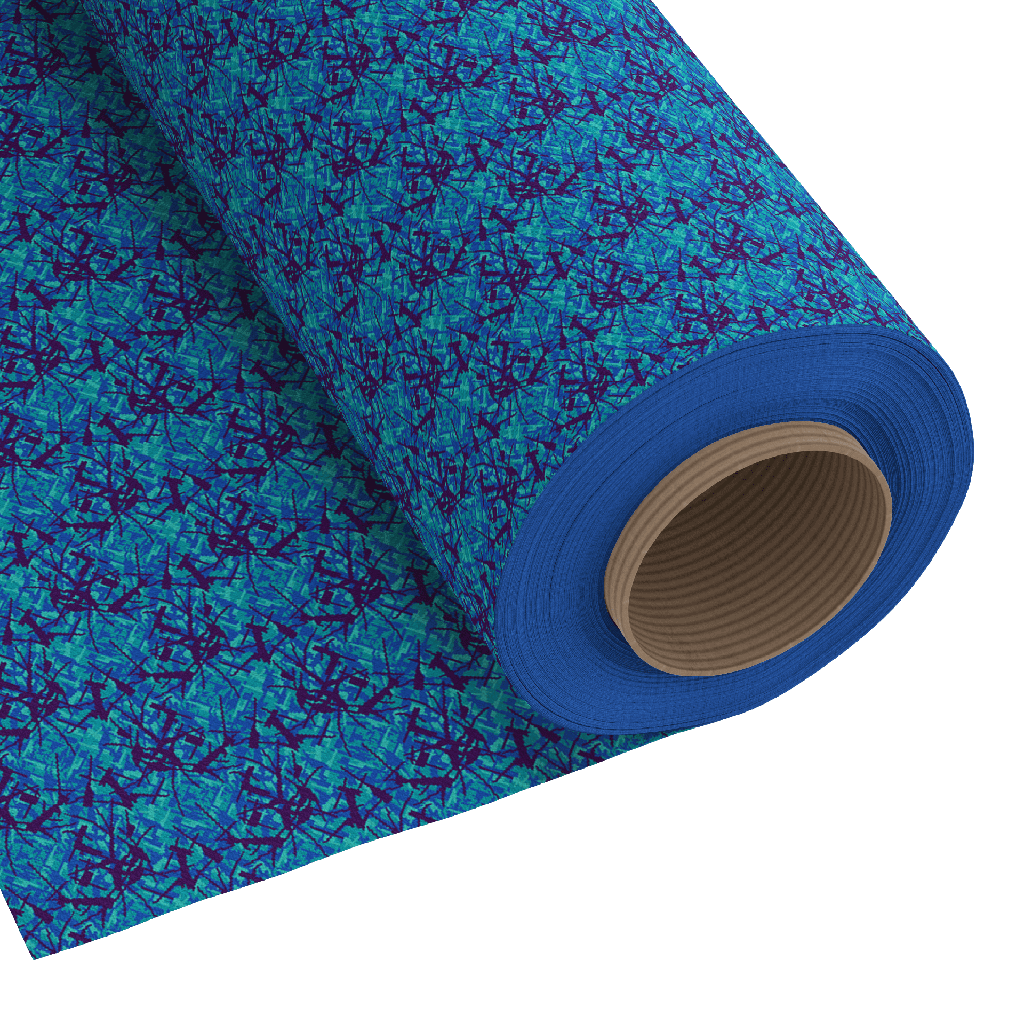 Danish fabric blue