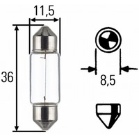 Hella - Bulb 24V - C5W - 36mm 1 box