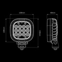 President 2.0 LED work light 25W Incl. Position Light