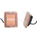 IZELED - LED Amber Warning Light with Clear Lens