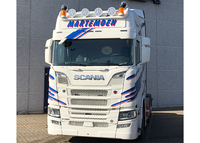 Nedking Ultra Thin LED Truck Sign - Scania NextGen R/S Highline (180) - White