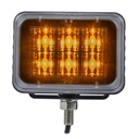 Strobe Light Orange 6 x 3 W Led's + Bracket