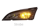 DUO LED position light + strobe for grill spotlight Scania R/S NextGen from 2023