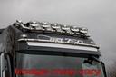 VisorBar St. Steel - Volvo FH4 Globe/Globe XL - 5 White LED