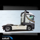 Side Skirts MB Actros MPIII/MPIII, Wheelbase 3600mm + ad bleu