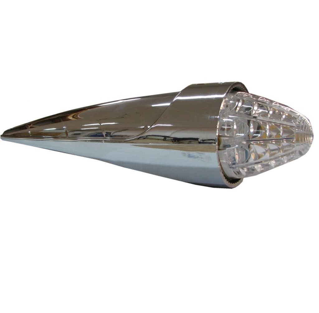 TORPEDO 19-LED TOPLICHT CHROME - WIT ED20189