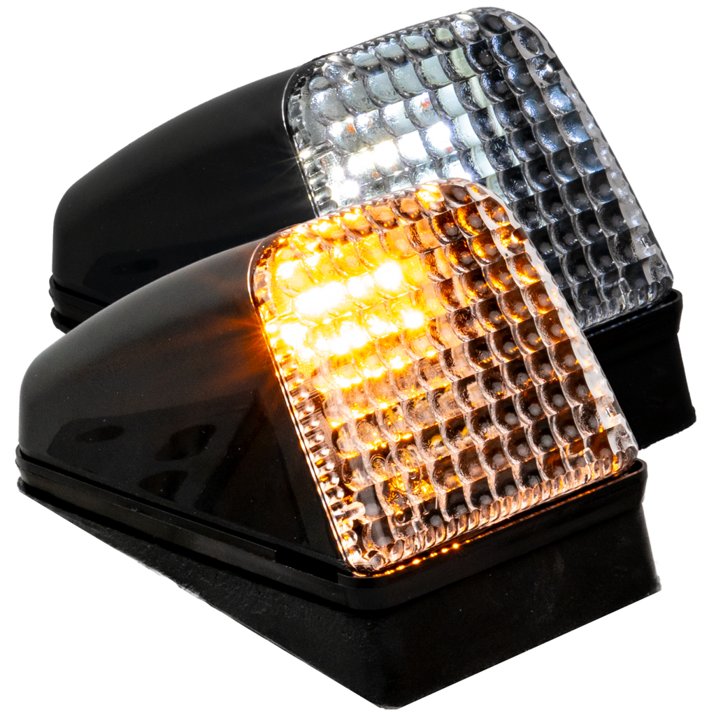 Volvo Top Light Clear Lens - white/amber LED