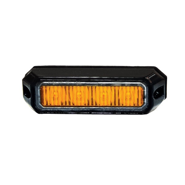 LED flitser "mini" oranje 4x3W LED - 850175HP-A