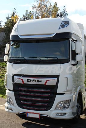 Acrylic for Sunvisor for DAF XF Super Space Cab 2017+