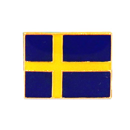 Pin - Swedish Flag 13mm